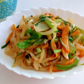 フォー麺で和風焼きそば